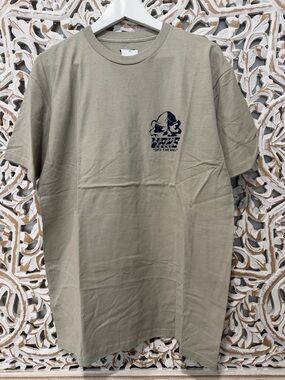 Vans Men’s Olive Short Sleeve Tee with Navy Logo
